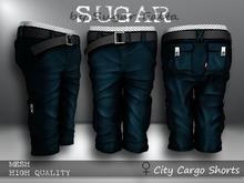 SUGAR City Cargo Shorts FEMALE TWILIGHT Boxed