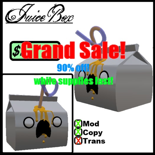 Juice Box Avatar 90% off!