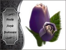 Boutonniere - Double - Purple