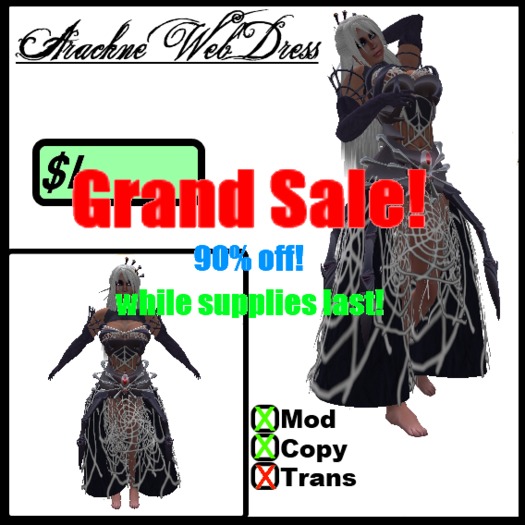 Arachne Dress 90% off!