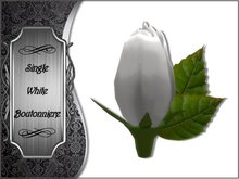 Boutonniere - White