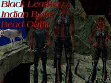 Black Indian Bone Outfit Women