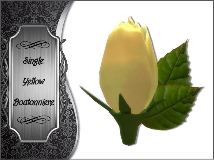 Boutonniere - Yellow