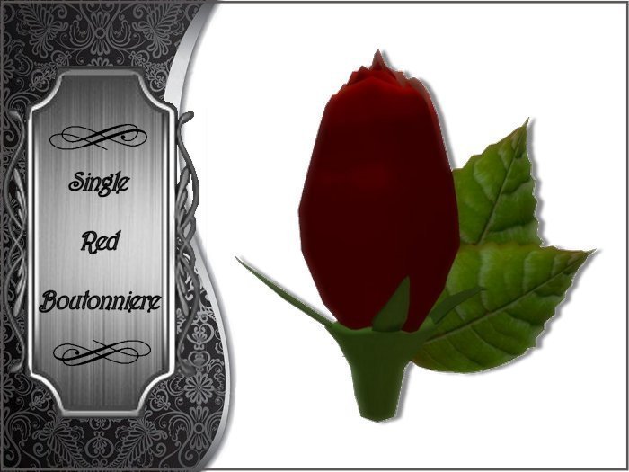 Boutonniere - Red