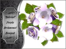 Beloved - Bridesmaid - Purple