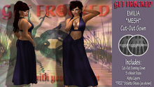 KRISTA *MESH* Evening Gown RED