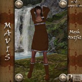 Native American Dress Mavis Dk Brown box