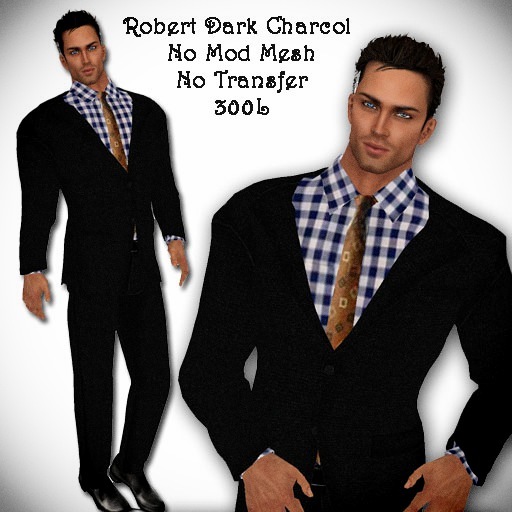 RobertDark Charcol  Suit