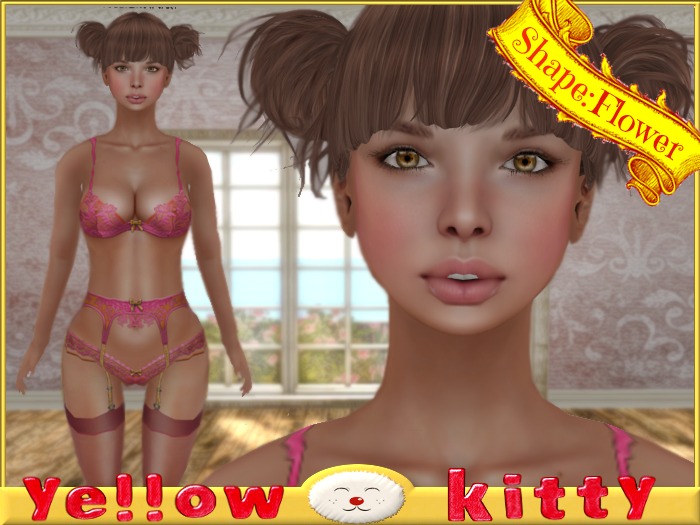Ye!!ow Kitty Shape: Flower