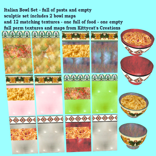 Italian pasta bowl kit