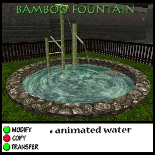 BAMBOO FOUNTAIN rock