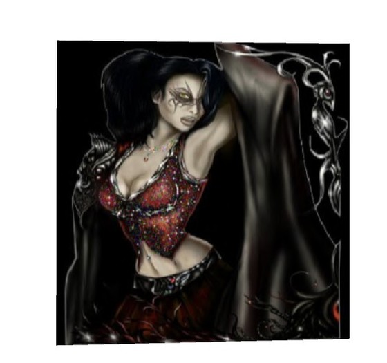 Woman with Mask animated Picture "PROMO"