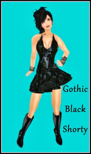 Gothic Black Shorty