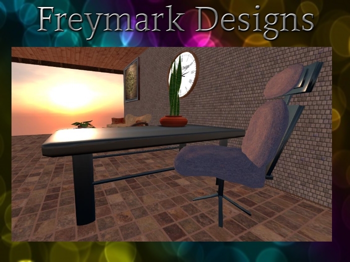 Urban Blue Steel Table & Chair v2.0