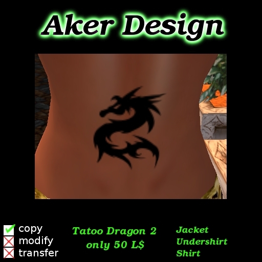 Dragon Tatoo 2 by Aker Design