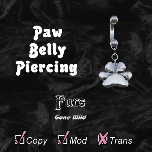 [FGW] Paw Belly Piercing