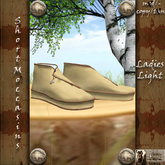 Short Moccasins Ladies Light Box