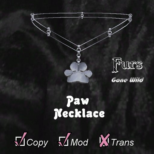 [FGW] Necklace Paw-D