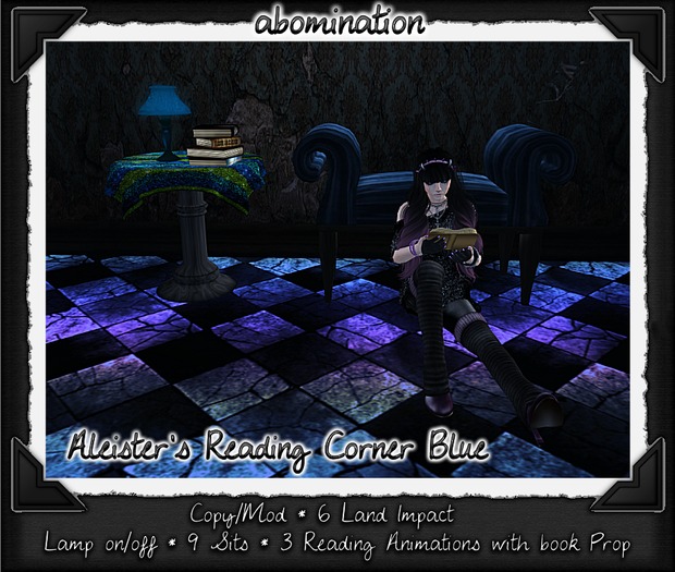 Aleister's Reading Corner Blue