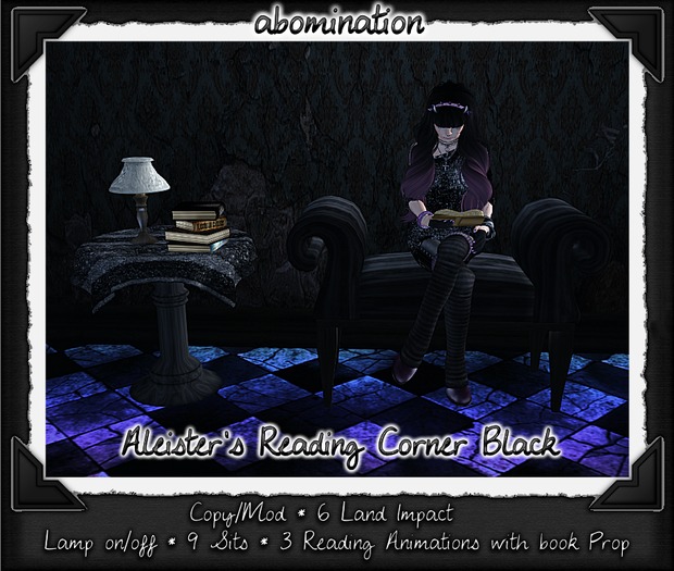 Aleister's Reading Corner Black