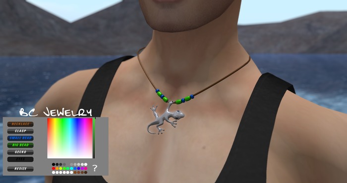 BC Jewelry Gecko Necklace