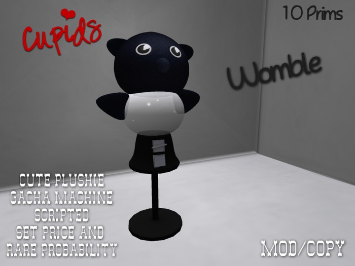 CUPIDS FUN GACHA MACHINE Womble