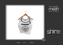  shine by [ZD] - MESH - "Mara" Knotted Tanktop