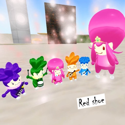 ::Red Shoe:: Flower Doll