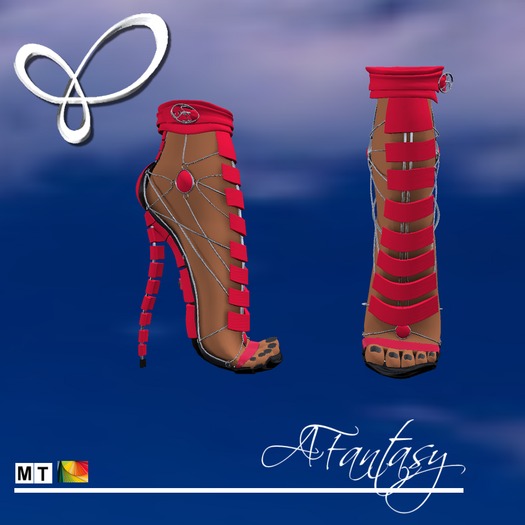 AFantasy Color Change Unique Valkyrie Heels