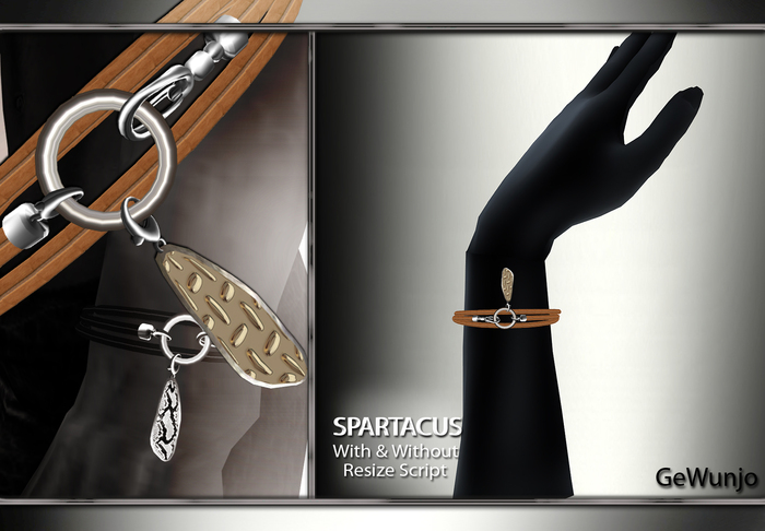 GeWunjo : SPARTACUS beige male bracelets