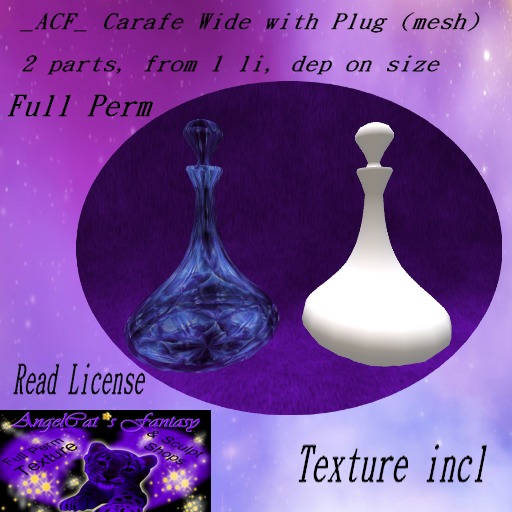  _ACF_ Carafe Wide with plug (mesh) FP Boxed
