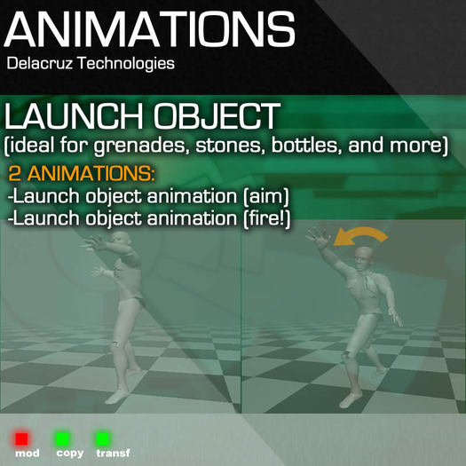 ANIMATIONS - LAUNCH OBJECTS
