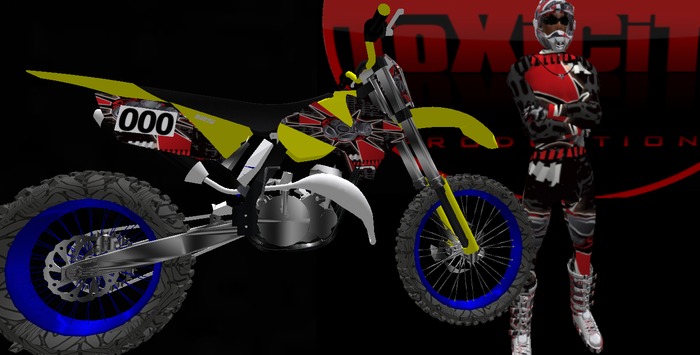 Toxicity Motorcross Bike + Outfit