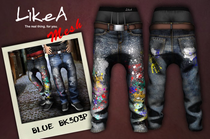 ::LikeA::DENIM BLUE BK403P(MALE)