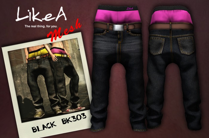 ::LikeA::DENIM BLACK BK303(FEMALE)