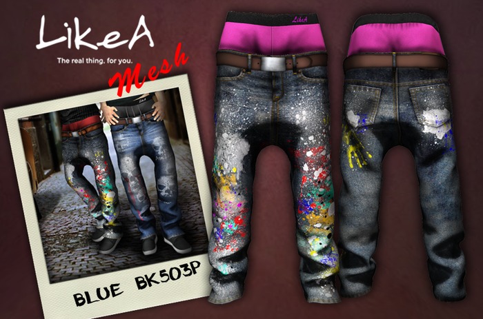 ::LikeA::DENIM BLUE BK403P(MALE)