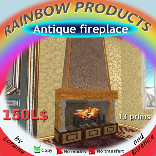 Antique Fireplace V V1.0