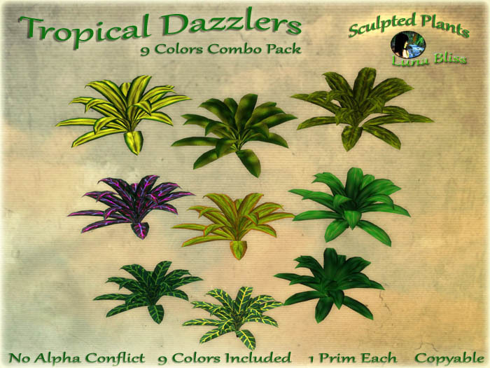 Tropical Dazzlers -  9 Colors Combo Pack (boxed)