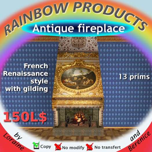 Antique Fireplace II V1.0