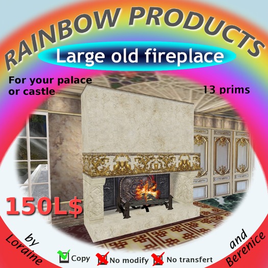 Large Old Fireplace V1.2