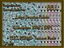 *Kushi* Lotsa Sequins Fabric Seamless Texture Pack, Full Perms, High Res 1024 x 1024, Tileable, Repeating