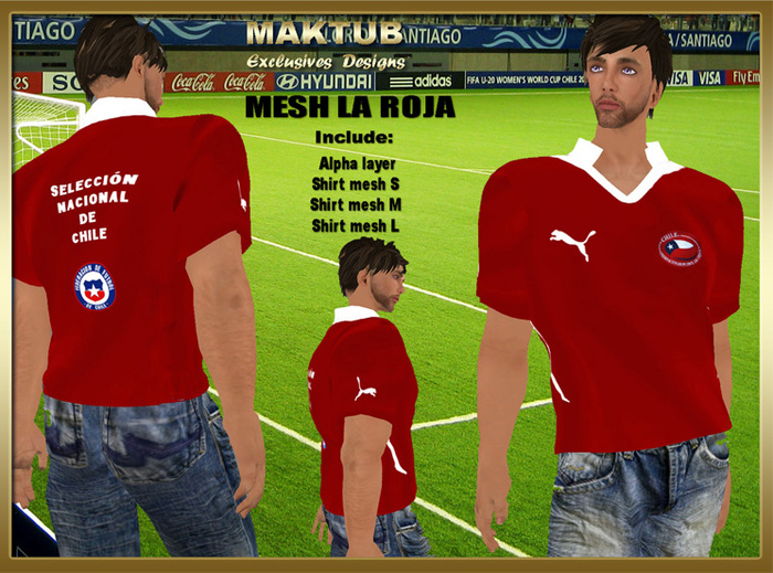 CAMISETA MESH LA ROJA