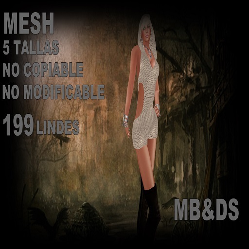 Mesh chic and elegant look. beige