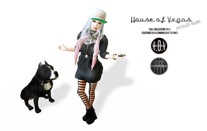 H.o.V London Coat (Stone)