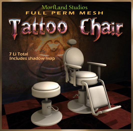 Morf's Mesh Tattoo Chair - Full Perm (Box)