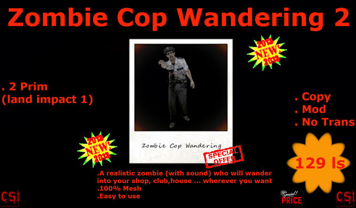 Zombie Cop Wandering 2 (box)