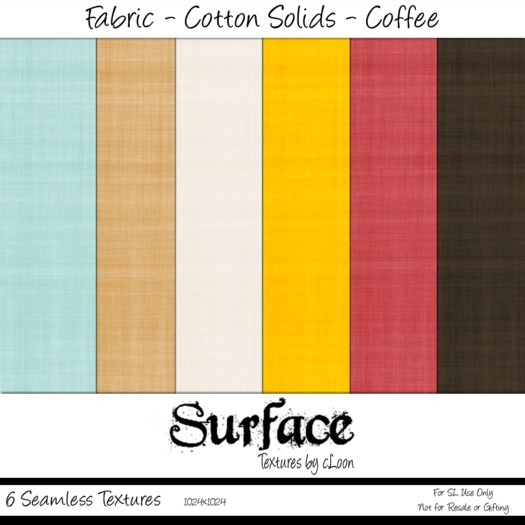 Surface - Fabric - Cotton Solids - Coffee