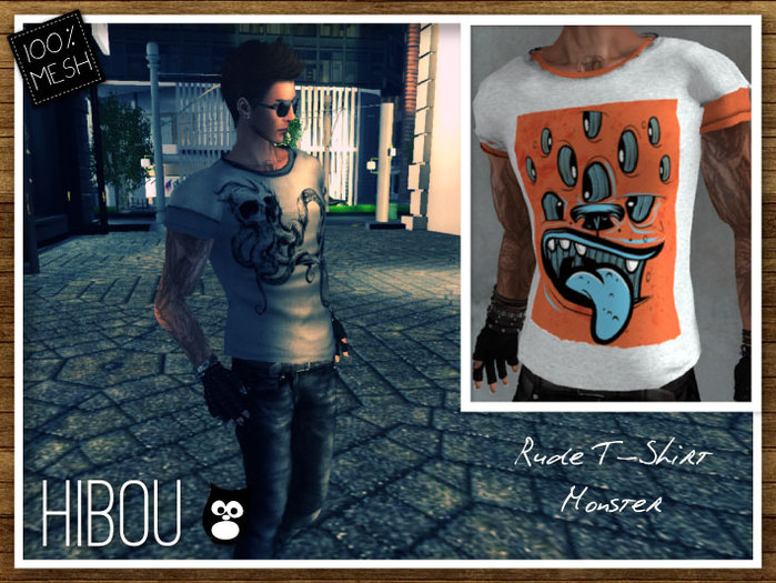 *Hibou* Rude T- Shirt Monster 