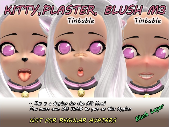 _!A!_ Kawaii neko mask for M3 head