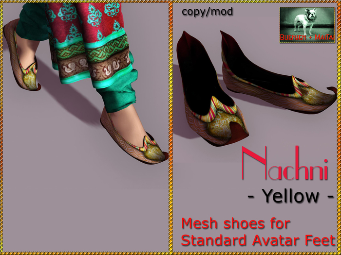 Bliensen + MaiTai - Nachni Flats - Shoes for Standard SL Feet - Yellow